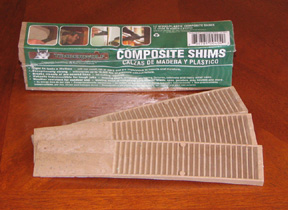 Composite Wood Shims  Construction and Horseshoe Shims